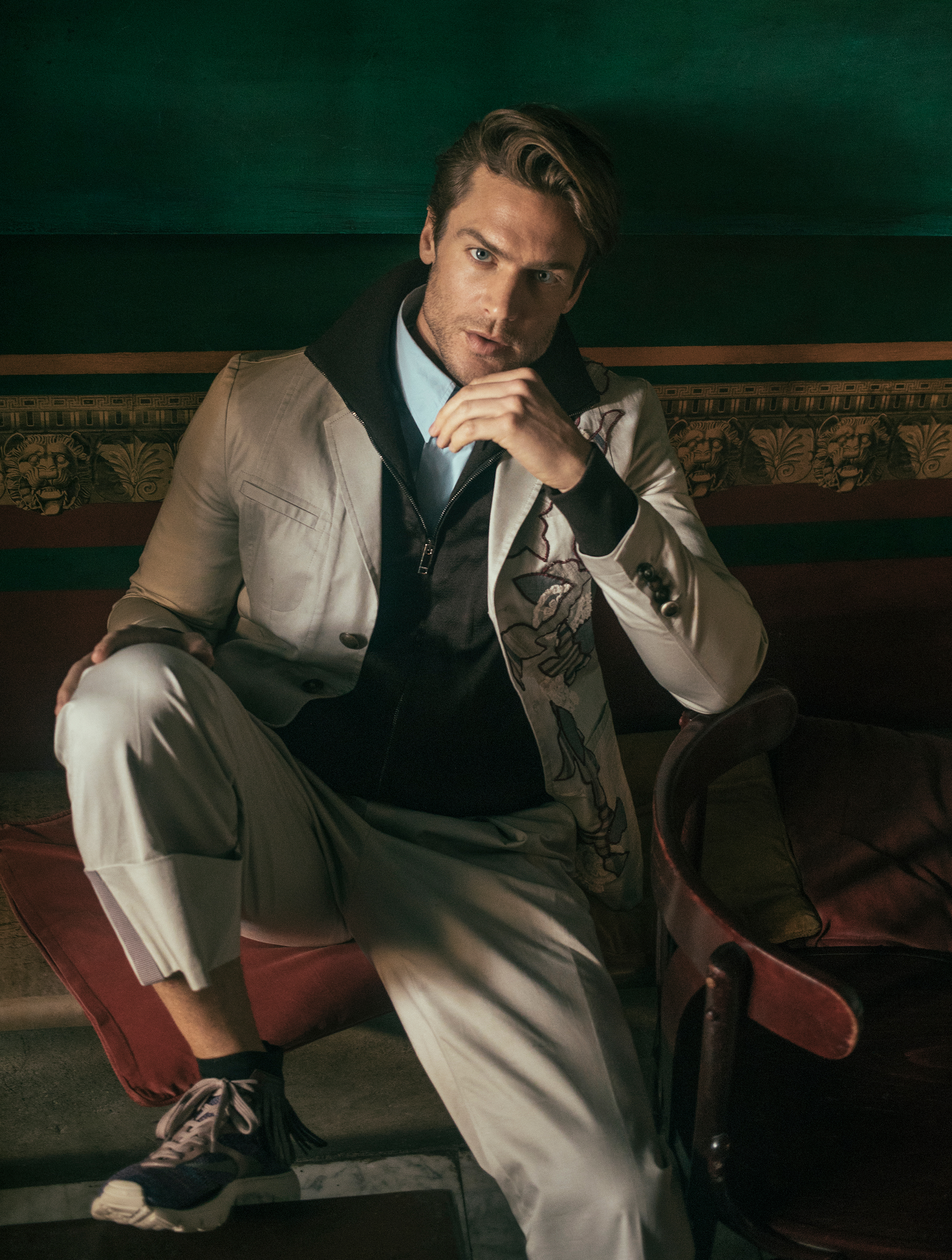 Lucio Colapietro LC Styling Victor Santiago L'Officiel Hommes Jason Morgan